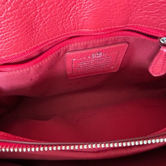 Coach Mercer 30 True Red NWT Leather Satchel with Turn-Lock - Picture 13 of 14